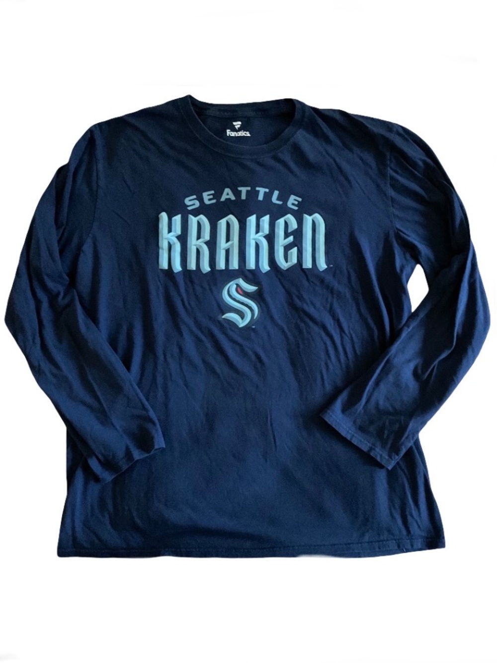 Vintage Seattle Kraken Long Sleeve T Shirt Size XL